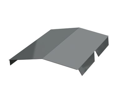 Faitière double crantée COVEO 3.45 Gris Graphite 2m10 - BACACIER