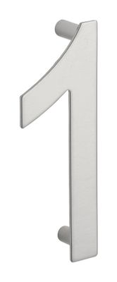 Chiffre 1 à visser hauteur 100 mm inox THIRARD