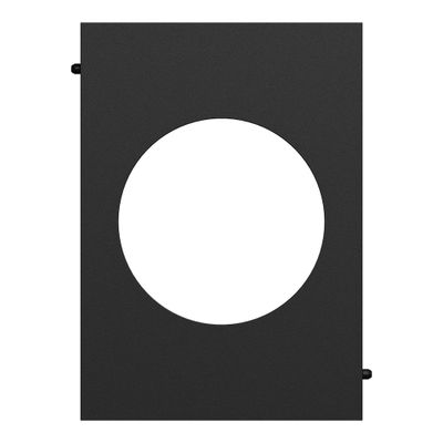 Plaque de finition centrale 1 poste Odace 2025 Architecte noir onyx - SCHNEIDER ELECTRIC