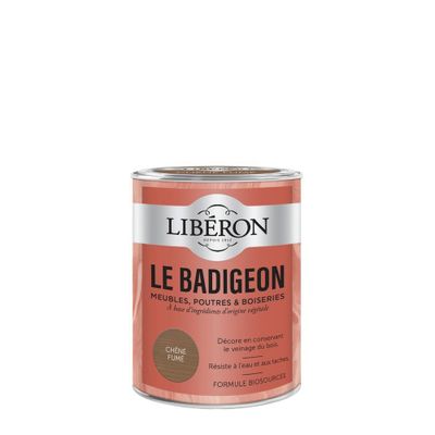 Badigeon meubles, poutres et boiseries Libéron Chêne fumé 250 mL - LIBERON
