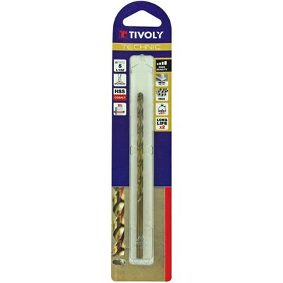 Foret métaux long diamètre 5 mm - TIVOLY