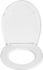 Abattant de WC duroplast Shell heart déclipsable, frein de chute WENKO