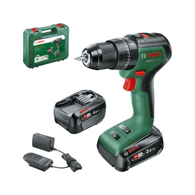 Perceuse à percussion + scie sauteuse sans fil 18 V EasyImpact + EasySaw (1 batterie 2,5 Ah offerte) - BOSCH