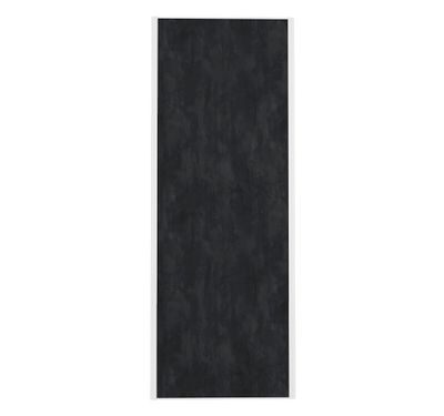Porte de placard Ardoise Profil blanc H 248,5 x L 62,2 cm YNGENIO