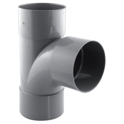 Culotte PVC évacuation 87° femelle/femelle Ø100 - FITT