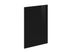 Façade dos pour meuble de cuisine Cristal noir brillant 85 x 58 cm OFITRES