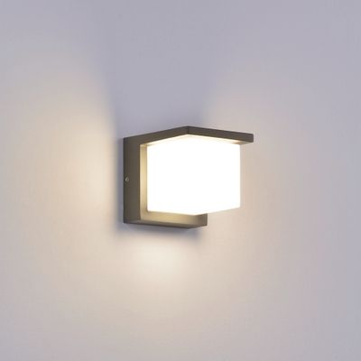 Applique extérieur LED Rockefeller anthracite IP65 900 lumens blanc neutre - COREP