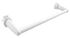 Barre porte-serviettes blanche 36 cm pour sèche-serviettes à tubes ronds à vis
