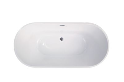 Baignoire îlot blanche 170 x 80 cm Orelia BALNEO