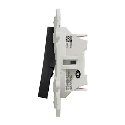 Double Interrupteur va-et-vient anthracite - Odace 2011 SCHNEIDER ELECTRIC