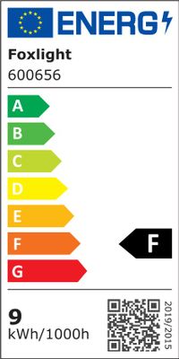 Ampoule LED standard E27 9W=810 lumens blanc chaud FOX LIGHT