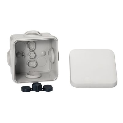 Boite de dérivation étanche IP55 en saillie 7 entrées 65x65x45mm - Mureva Box SCHNEIDER ELECTRIC
