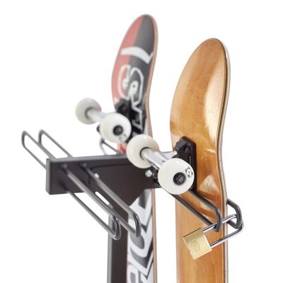 Range 4 skateboards sur pied avec antivol MOTTEZ
