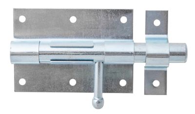 Verrou box bouton diamètre 16 mm zingué - ALBERTS
