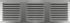 Grille d'aération rectangulaire aluminium anodisé à persienne avec moustiquaire 100 x 300 mm AUTOGYRE