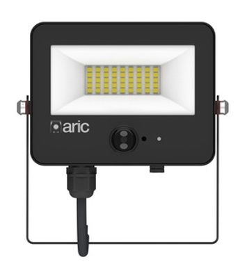 Projecteur extérieur LED détecteur de mouvements Wink 2 noir IP65 3000 lumens blanc chaud - ARIC