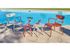 Table basse de jardin MASSAI acier terra ø 60 cm, Livraison à domicile incluse - PROLOISIRS
