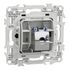 Prise RJ45 grade 2-3 catégorie 6 Odace 2025 noir - SCHNEIDER ELECTRIC