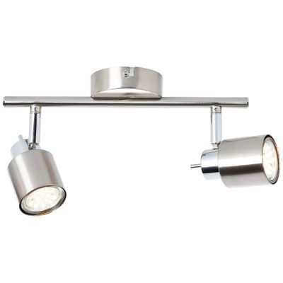 Réglette 2 spots GU10 2x10W aluminium - Andres BRILLIANT