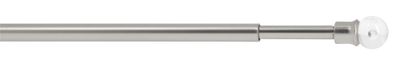 Tringle de vitrage extensible en métal de 0.6 à 1 m diam 7 Finition Nickel mat - MOBOIS