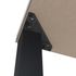 Pied carré 40 x 40 mm hauteur 300 mm noir mat REI
