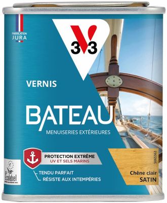 Vernis Bateau satin chêne clair 250 mL - V33