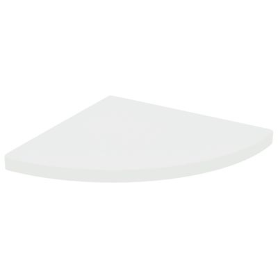 Tablette d'angle XS2 blanche 300 x 300 x 18 mm DURALINE