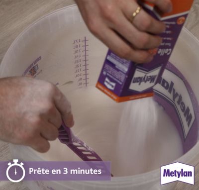 Colle en poudre pour tous papiers peints 200 g