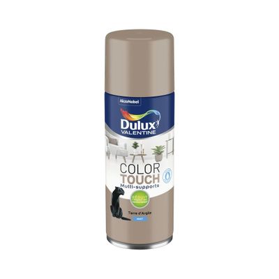 Aéreosol de peinture Color Touch Terre d'Argile mat 400 ml DULUX VALENTINE