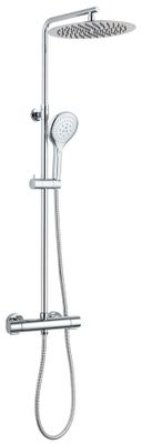 Colonne de douche avec mitigeur Chrome Akame NF - EDOUARD ROUSSEAU