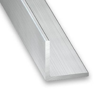 Cornière égale aluminium brut 15 x 15 x 1,5 mm 2 m CQFD