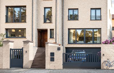 Portail coulissant aluminium JULES l.3,50 x H.1,35 m gris  - PREFALU