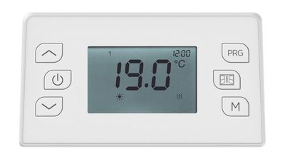 Radiateur à inertie sèche blanc 1000W AXION