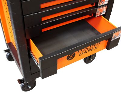Servante équipée de 130 outils FISCHER DAREX
