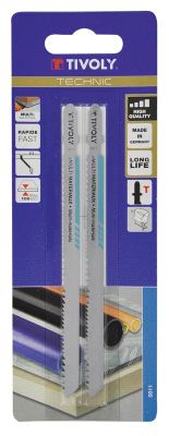 Lames de scie sauteuse multi-matériaux hauteur de coupe de 100 mm par 2 TIVOLY