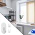 Piton adhésif 3 en 1 en PVC Finition Blanc par 2 - MOBOIS