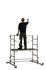 Echafaudage en aluminium TEK'UP travail en hauteur 4m55 CENTAURE
