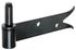 Gond platine queue de carpe diamètre 14 x 160 mm noir