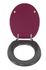 Abattant de WC Prune/Gris