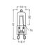 Ampoule halogène pour four G9 40W - Halopin OSRAM