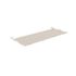 Cache unité extérieure métal blanc crème BROUSSE 94,8 × 48,6 cm hauteur 2,9 cm - OUTSTEEL