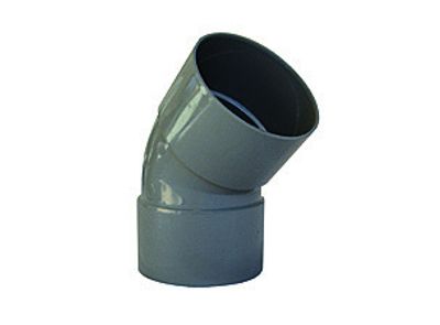 Coude pvc f/f d80 angle 45°