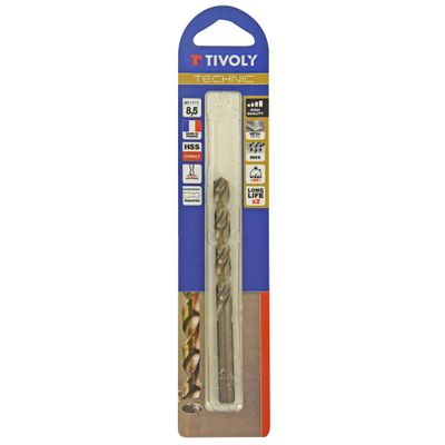 Foret métal Technic HSS diamètre 8,5 mm - TIVOLY