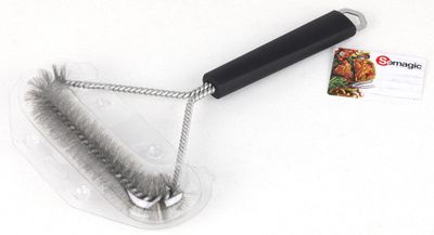 Brosse de grille de barbecue en forme T manche soft touch - SOMAGIC