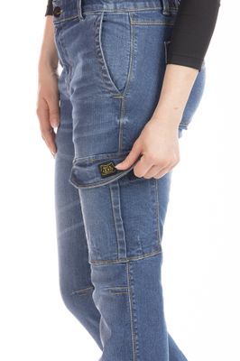 Pantalon Femme Betty Bleu Taille 42 RICA LEWIS