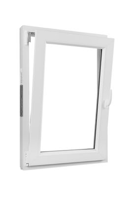 Fenêtre PVC blanc 1 vantail oscillo-battant tirant gauche H.75 x l. 60 cm CLOSY