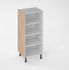Joue de finition effet bois pour demi-colonne de cuisine Nature syncron naturel 130 x 57 cm OFITRES