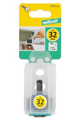 Emporte-pièce pour évier inox spécial robinetterie diamètre 32 mm WOLFCRAFT