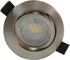 Spots LED encastrables GU10 orientables lumière blanc neutre Acier par 3 - Saphyr ARLUX