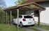 Carport toit à double pente 611, Livraison à domicile incluse - WEKA